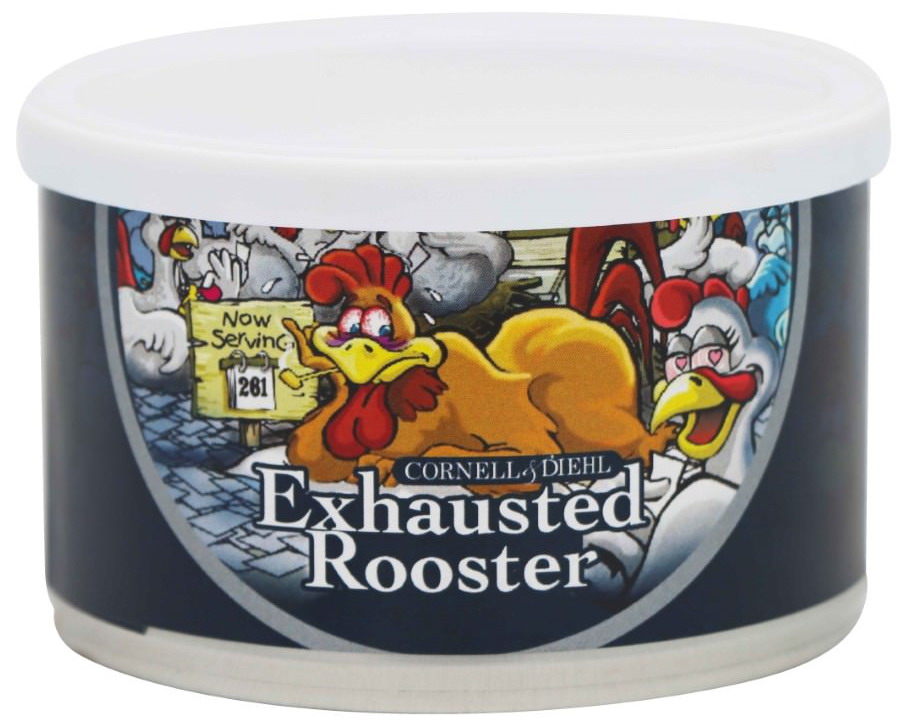 Cornell & Diehl Exhausted Rooster tin